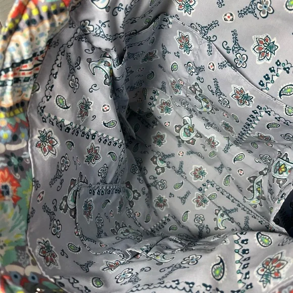 VERA BRADLEY Citrus Paisley Tote Bag - Picture 8 of 12